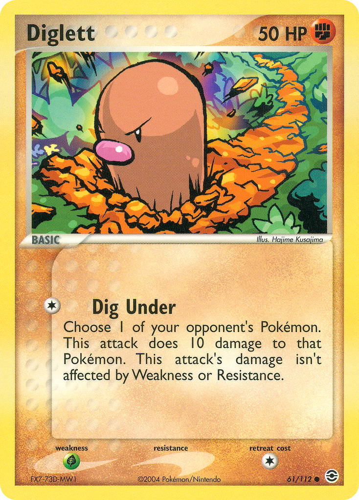 FireRed & LeafGreen Diglett #61/112
